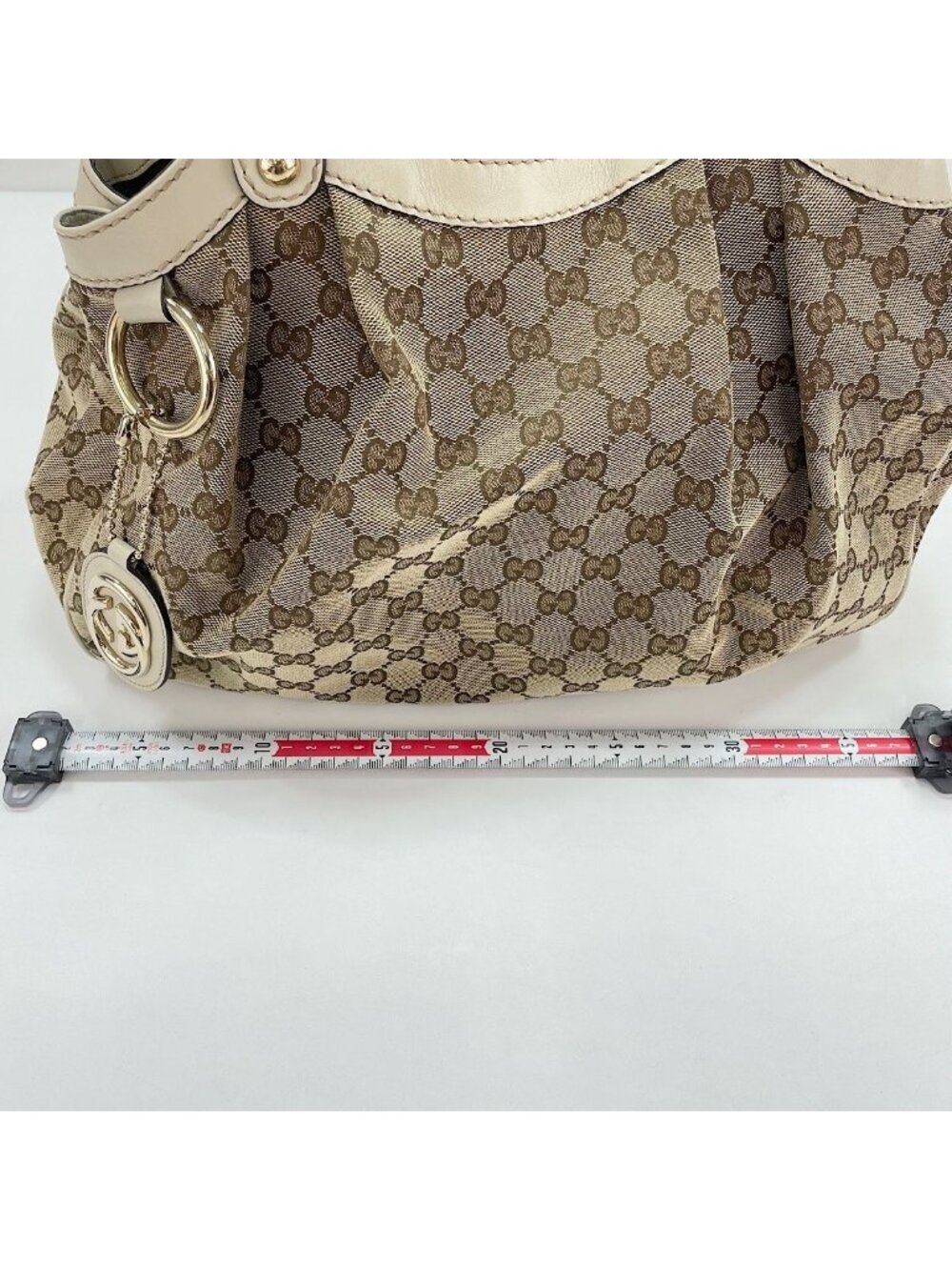 ★SOLD★ Gucci Handbag Suki Beige - Picture 8 of 10